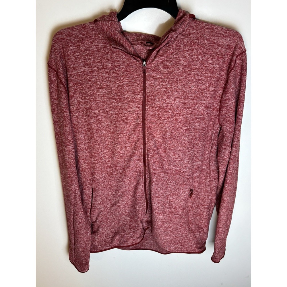 Lululemon Jacket Men's Lg Red Surge Warm Full Zip Athletic Running Gym m4668s